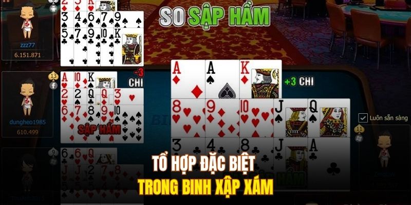 Tổ hợp đặc biệt trong binh xập xám
